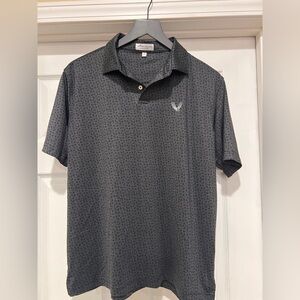 Peter Millar Gray Polo Shirt